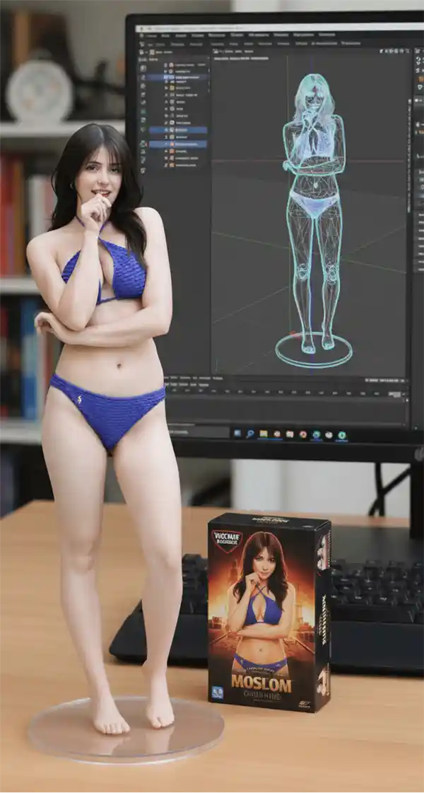 《好莱坞潜规则》手游引爆期待，赛博美少女手办惊艳亮相